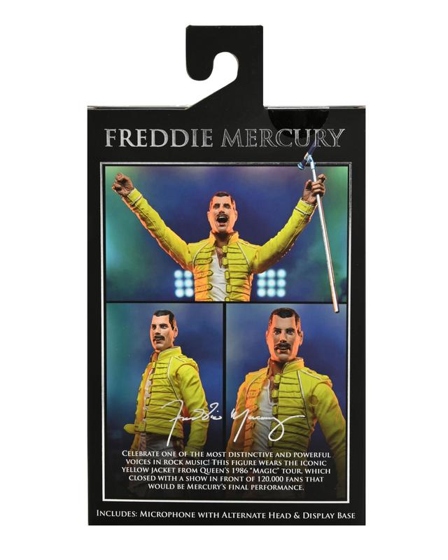 NECA [Freddie Mercury1970s] 未開封！ Boneco de Ação NECA Freddie Mercury - 18cm - Colecionáveis